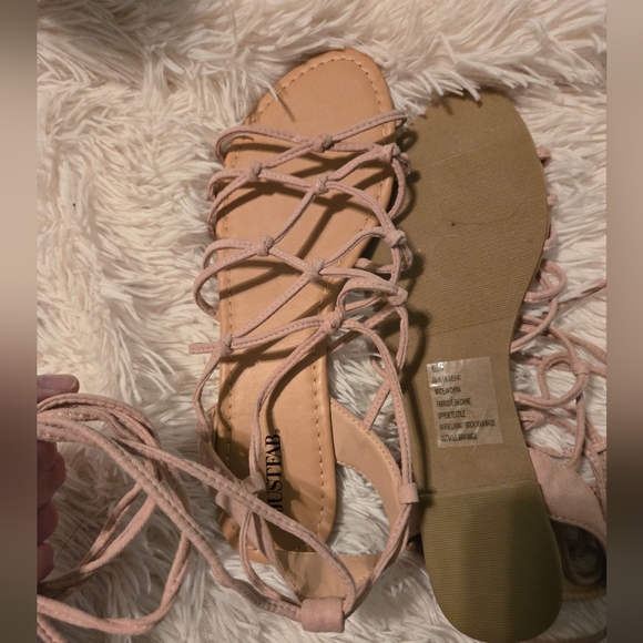 Just Fab Gladiator tie sandals - Picture 4 of 4